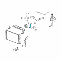 OEM 2007 Saturn Aura Outlet Hose Diagram - 15781199