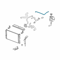 OEM Chevrolet Malibu Overflow Hose Diagram - 15781200