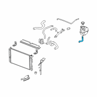 OEM Saturn Lower Hose Diagram - 25878609