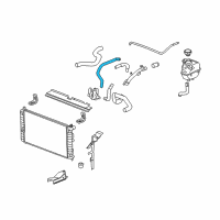 OEM 2009 Saturn Aura Inlet Hose Diagram - 25904497