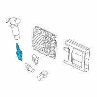 OEM Chevrolet Impala Spark Plug Diagram - 92457960