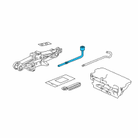 OEM Honda Accord Crosstour Wrench, Wheel Diagram - 89211-SJK-003