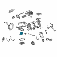 OEM 2015 Chevrolet Cruze Blower Motor Diagram - 13369460