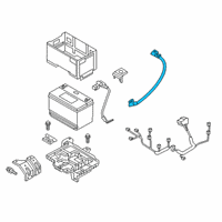 OEM 2020 Hyundai Santa Fe Wiring Assembly-Eng Ground Diagram - 91861-S2110