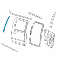 OEM 2003 Dodge Ram 3500 Seal-B-Pillar Diagram - 55276593AE
