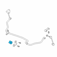 OEM Nissan Titan XD Bush-Rear Stabilizer Diagram - 56243-1PA1A