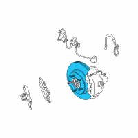 OEM 2000 Chrysler 300M Brake Rotor Diagram - 4779020AB