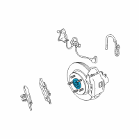 OEM 1999 Chrysler Concorde Nut-HEXAGON FLANGE Lock Diagram - 6507713AA