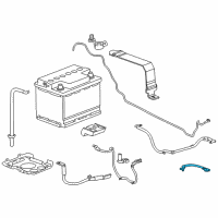 OEM 2014 Chevrolet Volt Negative Cable Diagram - 20972430