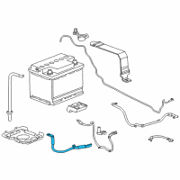 OEM 2016 Cadillac ELR Cable Asm-Battery Positive Diagram - 22753455