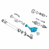 OEM 2016 Cadillac Escalade Differential Assembly Diagram - 23484388