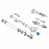 OEM 2020 Cadillac Escalade Intermed Shaft Diagram - 22876135