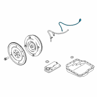 OEM Ford Transit Connect Dipstick Diagram - 8S4Z-7A020-A