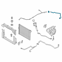 OEM 2019 BMW M6 Gran Coupe Vent Pipe Diagram - 17-12-2-284-283