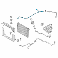 OEM 2014 BMW M5 Coolant Hose Diagram - 17-12-7-599-571