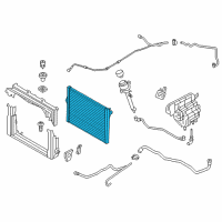 OEM BMW M6 Gran Coupe Radiator Diagram - 17-11-7-570-095