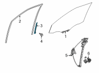 OEM 2022 Toyota Highlander Guide Channel Diagram - 67403-0E090