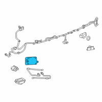 OEM 2022 Chevrolet Bolt EV Object Sensor Diagram - 84182643