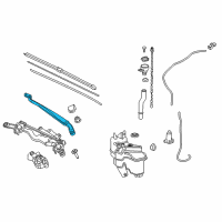 OEM Toyota Prius Prime Wiper Arm Diagram - 85211-47180