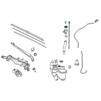 OEM 2018 Toyota Prius Reservoir Cap Diagram - 85316-47170