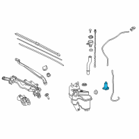 OEM 2020 Toyota Prius Washer Pump Diagram - 85330-33070