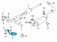 OEM 2021 Ford F-150 CONVERTER ASY Diagram - ML3Z-5E212-G