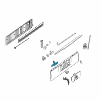 OEM 2009 Nissan Titan Control Assembly-Rear Gate Diagram - 90607-7S200