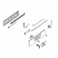 OEM 2014 Nissan Titan Lock Assembly-Rear Gate, Left Diagram - 90501-9FM0A