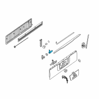 OEM 2008 Nissan Titan Hinge Assy-Rear Gate, RH Diagram - 93480-ZH000