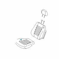 OEM 2007 Kia Sportage Cushion Assembly-Front Seat Diagram - 882001F5824GE