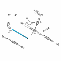 OEM Kia Sedona Rack Assembly-Power Steering Gear Box Diagram - 57710A9000