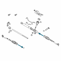 OEM 2019 Kia Sedona Joint Assembly-Inner Ball Diagram - 57724A9050