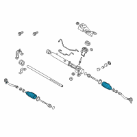 OEM 2016 Kia Sedona Bellows-Steering Gear Box Diagram - 57740A9000