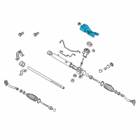 OEM 2019 Kia Sedona Heat Protector Assembly Diagram - 57280A9000