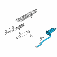 OEM Kia Amanti Muffler Assembly-Main Diagram - 287003F030