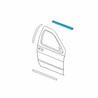 OEM Dodge Ram 3500 Seal-Door Diagram - 55277030AD