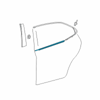 OEM 2022 Toyota Camry Belt Molding Diagram - 75740-06271