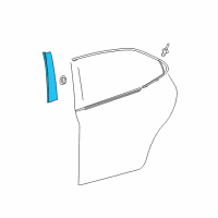 OEM 2018 Toyota Camry Applique Diagram - 75762-06200