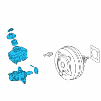 OEM 2016 Lexus IS200t Cylinder Sub-Assy, Brake Master Diagram - 47201-30870