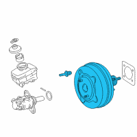 OEM Lexus GS350 Booster Assy, Brake Diagram - 44610-30B50