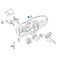 OEM Pontiac Aztek Lamp Asm-Security Indicator Diagram - 10257168