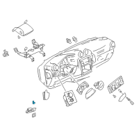 OEM 2003 Pontiac Aztek Bulb-Front Fog Lamp Diagram - 10287297