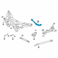 OEM 2022 Nissan Rogue Sport Link Complete-Upper, Rear Suspension LH Diagram - 55121-JD04A