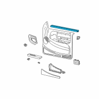 OEM Ford Ranger Belt Weatherstrip Diagram - 8L5Z-1021457-A