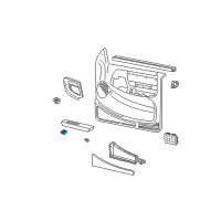 OEM Ford Ranger Window Switch Diagram - F57Z-14529-A