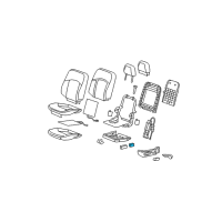 OEM 2013 Buick LaCrosse Switch Asm-Front Seat Adjuster *Light Ttnum Diagram - 25995333