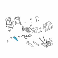 OEM Cadillac Panel, Passenger Seat Cushion <Use 1C7M 5080B> Diagram - 12549892