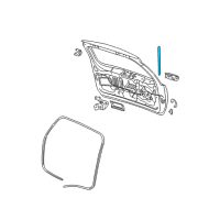 OEM 1999 Jeep Grand Cherokee Body Door Lift Support Diagram - 55136760AA