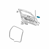 OEM 2002 Jeep Grand Cherokee Handle-LIFTGATE Diagram - 55136699AC