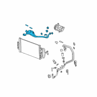 OEM Chevrolet Monte Carlo Hose Asm-A/C Compressor & Condenser Diagram - 15285164